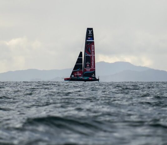 Sailing Through Rain and Swell: Emirates Team New Zealand’s Twelfth Training Day