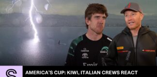 America’s Cup: Kiwi, Italian crews react after lightning hits the water