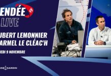 Vendée Live – Race Director Hubert Lemonnier and skipper Armel Le Cléac’h
