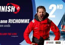 Finish of Yoann Richomme, 2nd of the Vendée Globe 2024 – LIVE