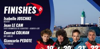 Channel passages of Isabelle Joschke, Jean Le Cam, Conrad Colman and Giancarlo Pedote | Vendée Globe LIVE