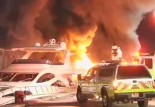 Arson Investigation Launched After Fire Destroys Yachts on Miami River