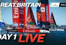 2025 Emirates Great Britain Sail Grand Prix | Portsmouth | Day 1 LIVE